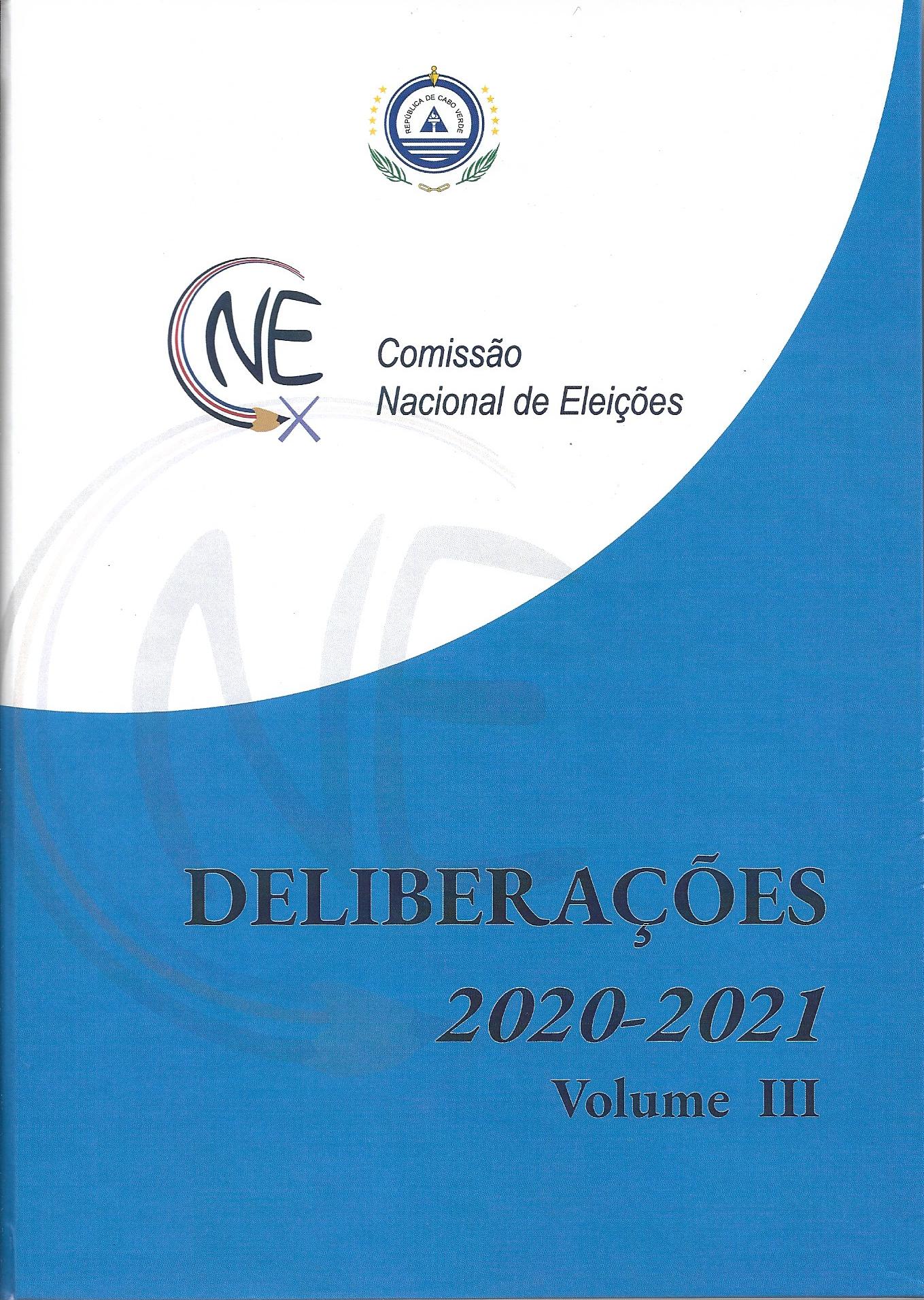 Deliberações 2020 - 2021 Volume III