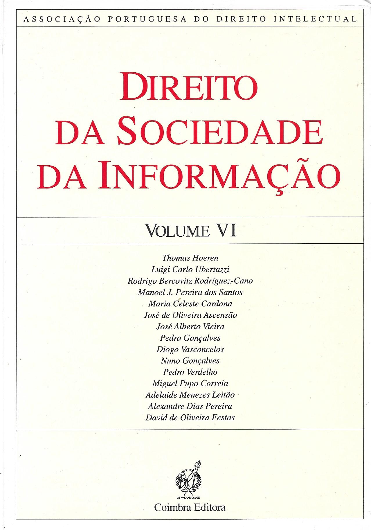 Direito da Sociedade da Informação - VOLUME VI