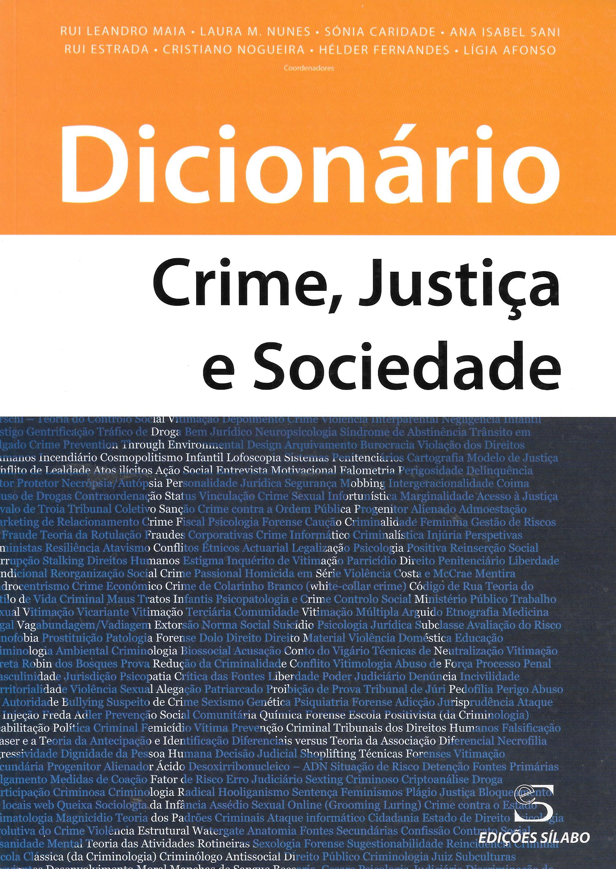 Dicionário - Crime, Justiça e Sociedade